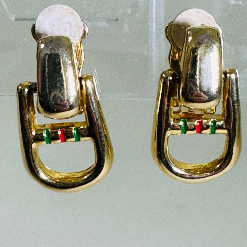 Paulo Gucci Stirrup Clip on Earrings